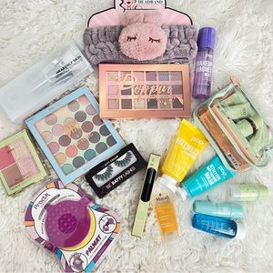 Makeup & Skincare Bundle popbeauty Pixi citycolor lashes eyeshadow palettes